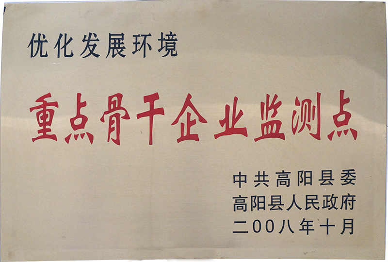 優化發展環境重點骨干企業監測點