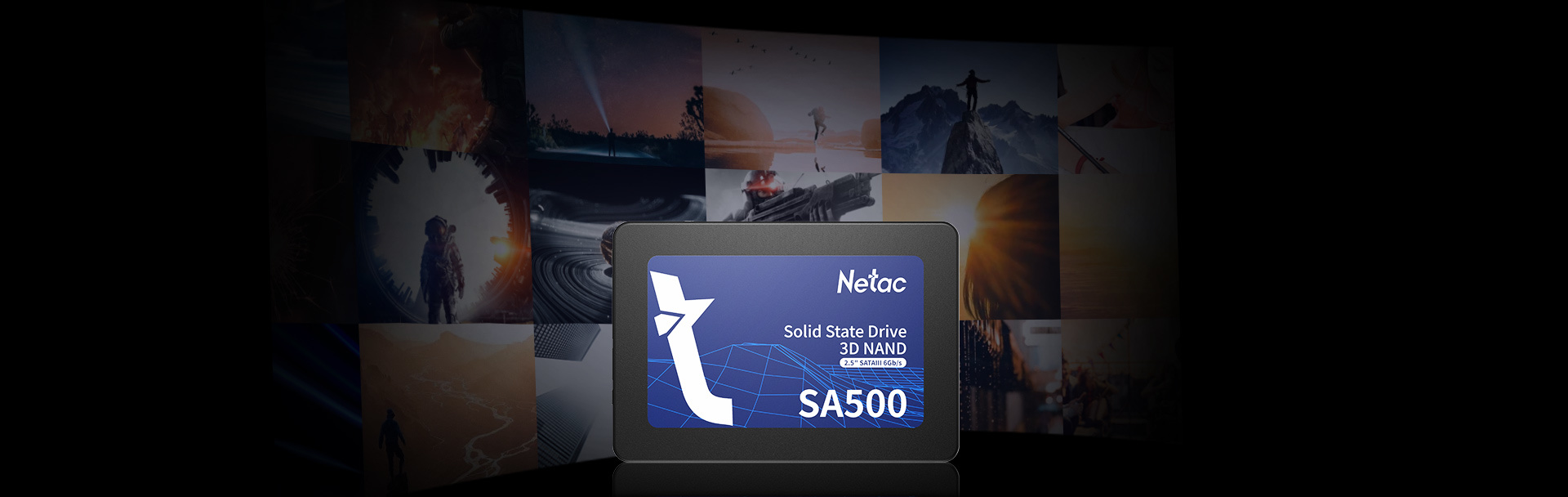 Netac 256GB SSD 2.5'' SATAIII Disco de Estado Solido Interno SSD