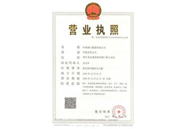 Business corporation business license