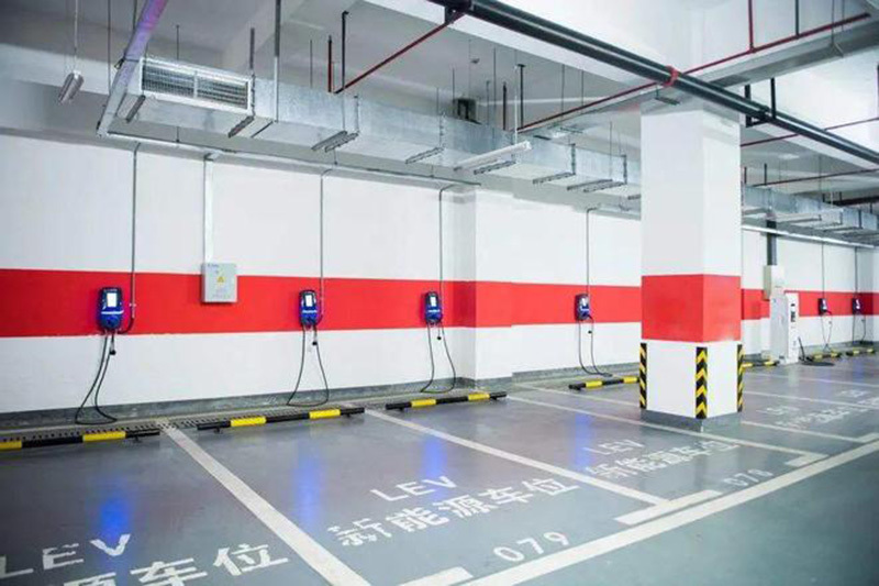 What factors should be considered when installing charging piles in underground garages?