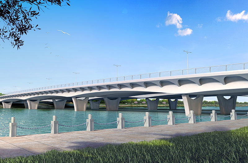 鄭州京港澳高速輔道跨七里河橋梁工程工程項目