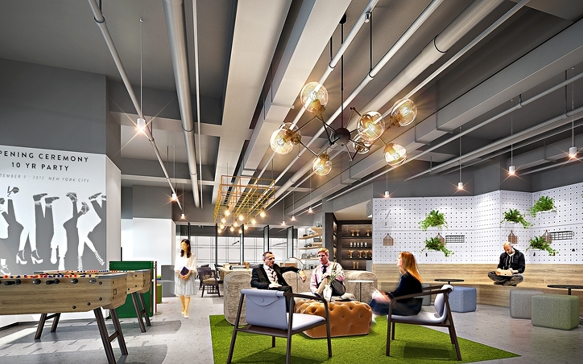 LOFT-Fengxiang legend office decoration renderings