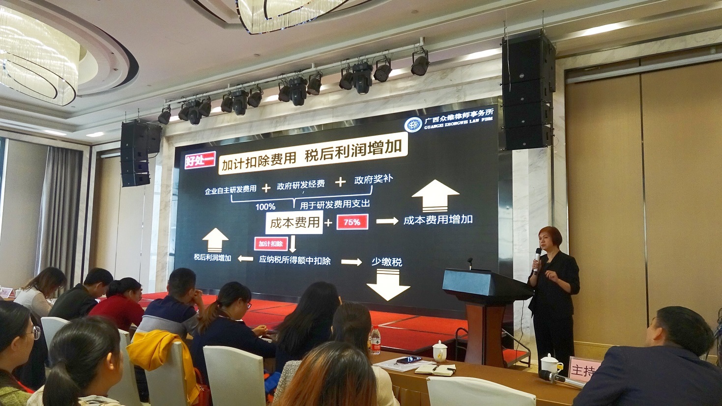 众维所朱宁副主任为“2020年柳州市优化传统产业与重点新兴产业 科技项目申报和管理培训班”进行专题培训