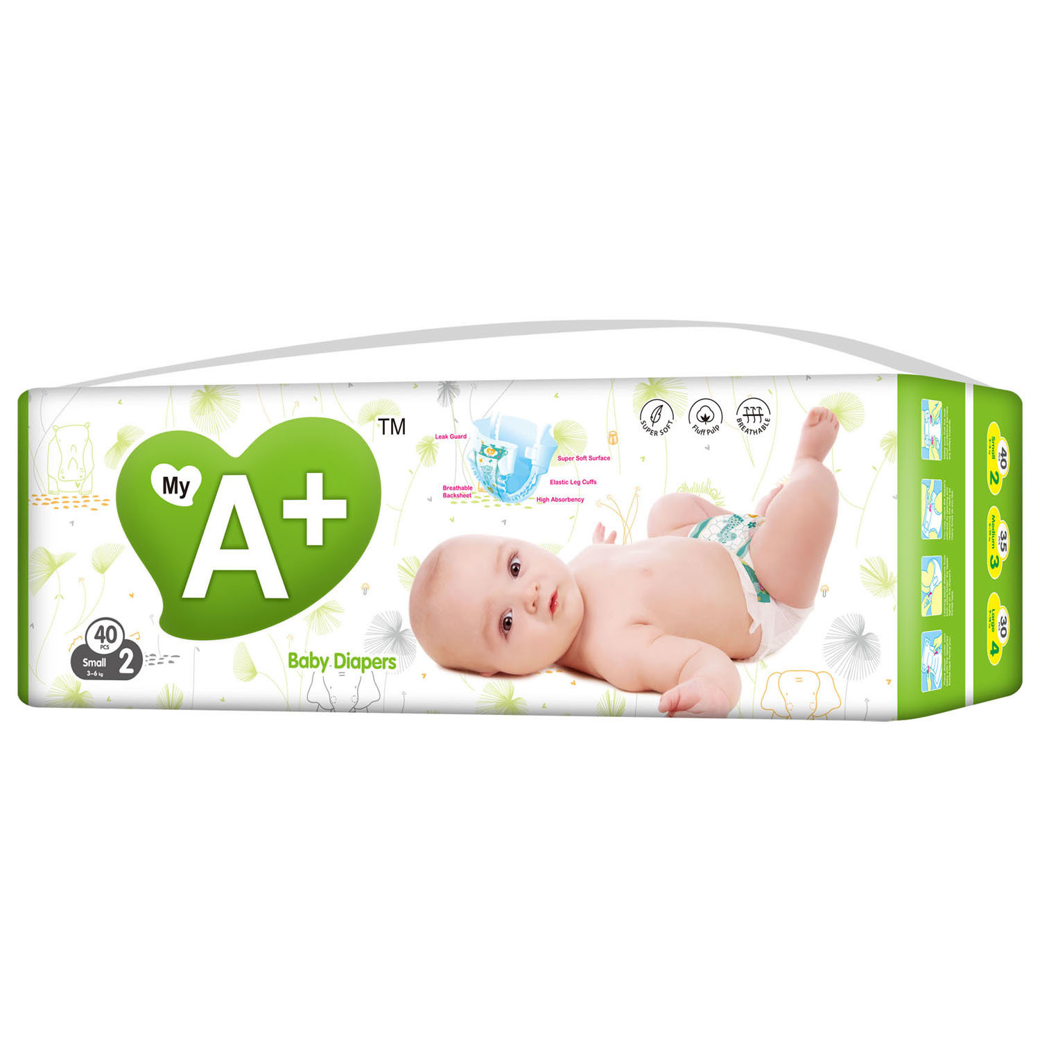 My A+ Brand Baby Diaper