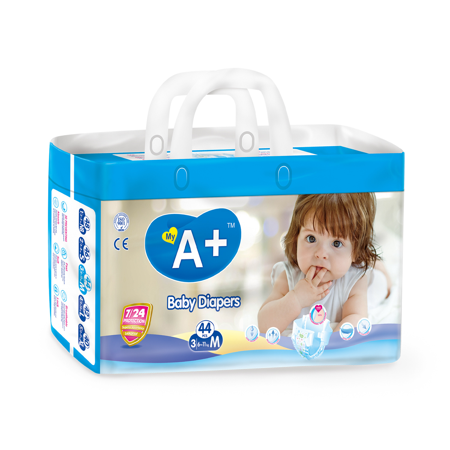 My A+ brand baby diaper