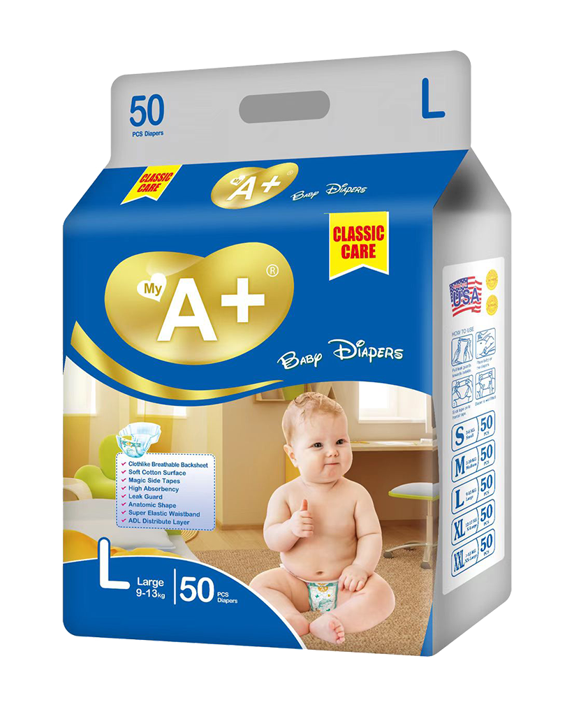 ERA Free Samples Customized Cloth Baby Diaper Wholesale Disposable Soft Breathable Pamering Diapers