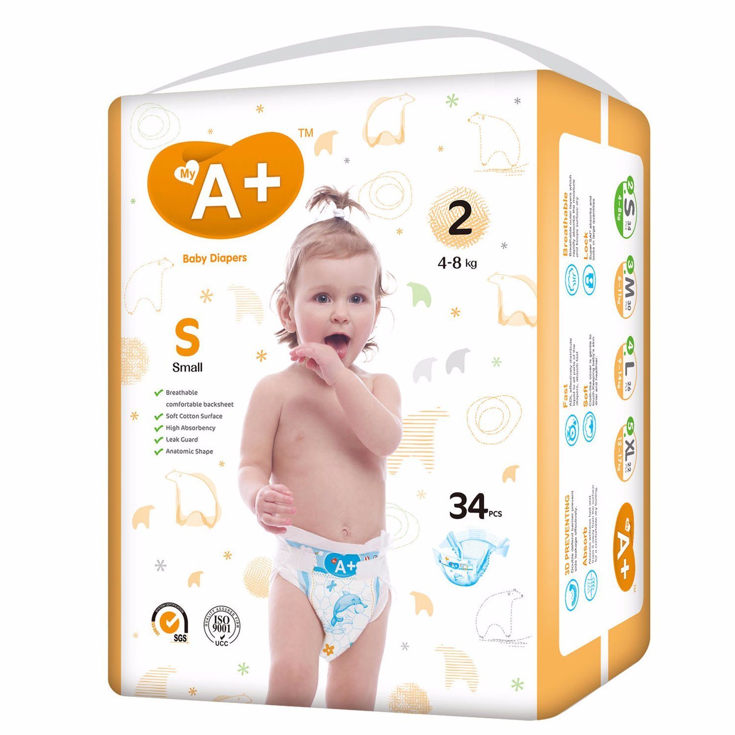 High Quality Disposable Adult Baby Diaper Wholesale Sunny Sleepy Baby Diaper With Low Price