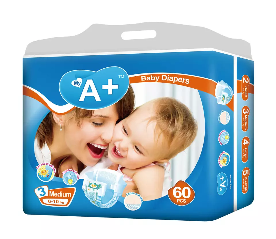 My A+ brand baby diaper