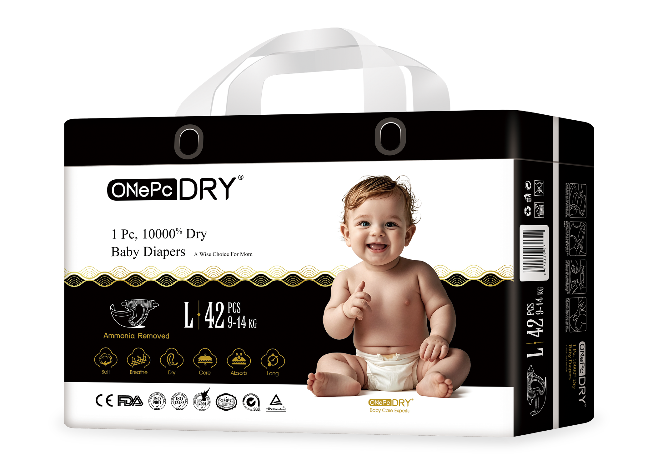Baby Diaper Wholesale Luxury Quality Excellent Absorbency Private Label Disposable Baby Diaper Ultra Thin Soft Diaper