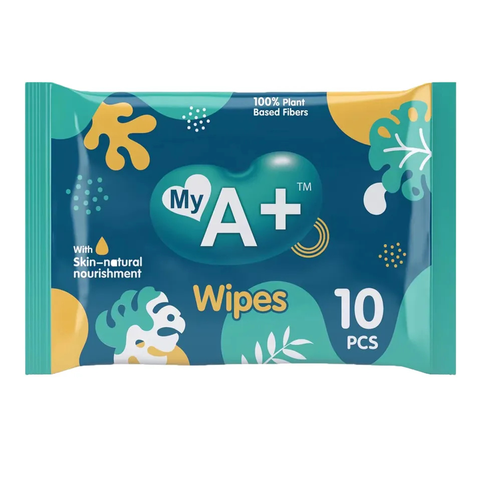 small package disposable soft cotton baby wipes wet wipes baby goods