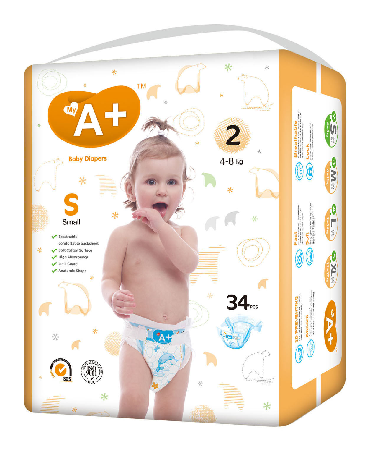 My A+ Brand Baby Diaper