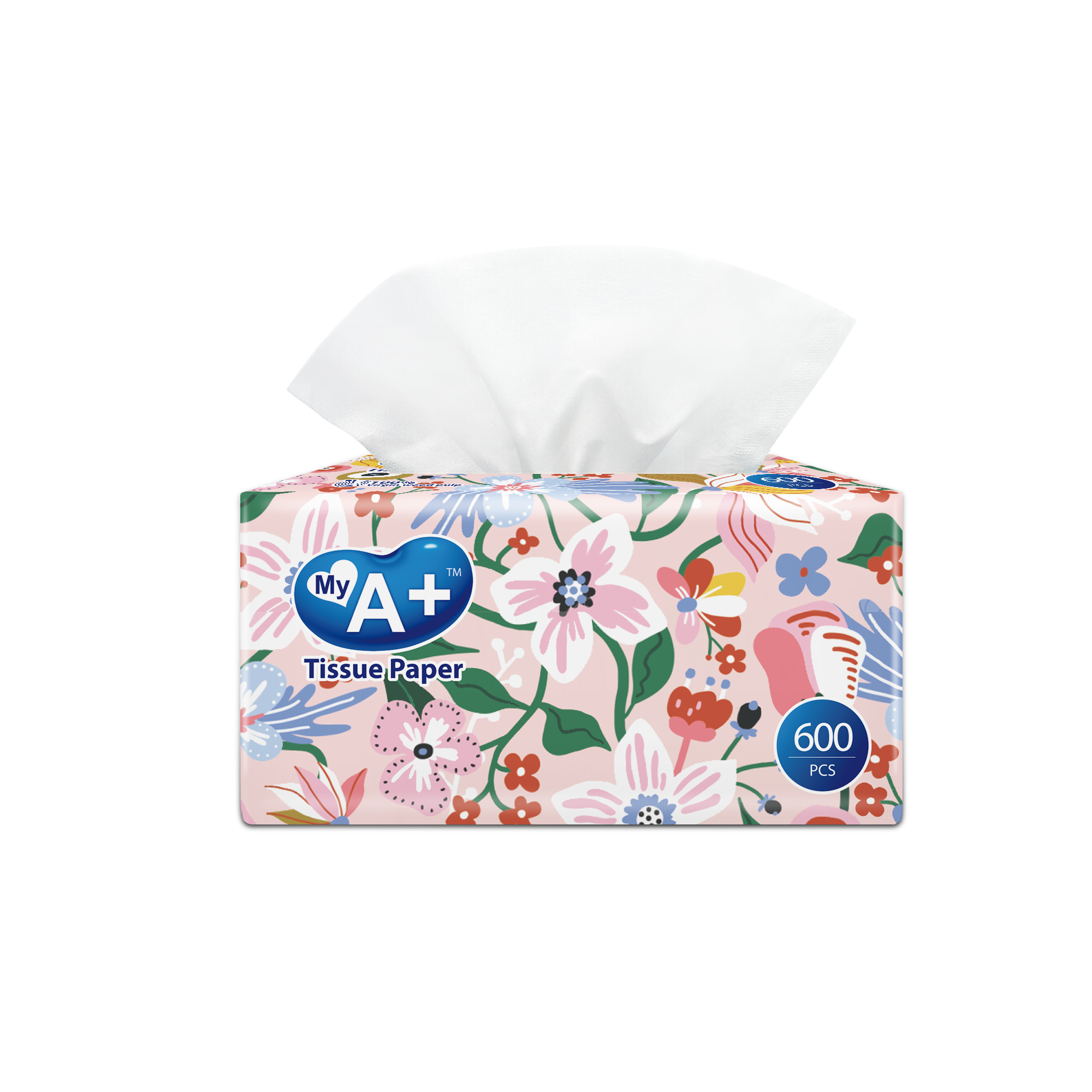 Soft 100% Vrigin Wood Pulp OEM Customized Brand 2 3 4 Ply Facial Tissue Paper