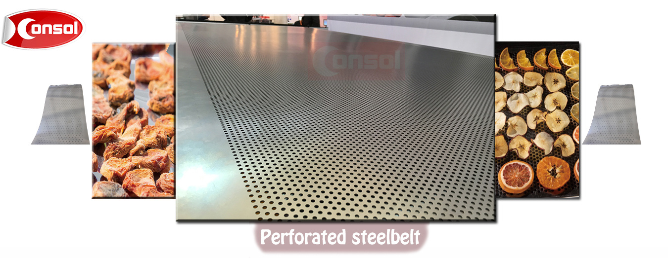 consol perforated steel belt 