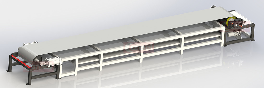 Consol steel belt conveyo system carbon oven steel belt  stainless steel belt 