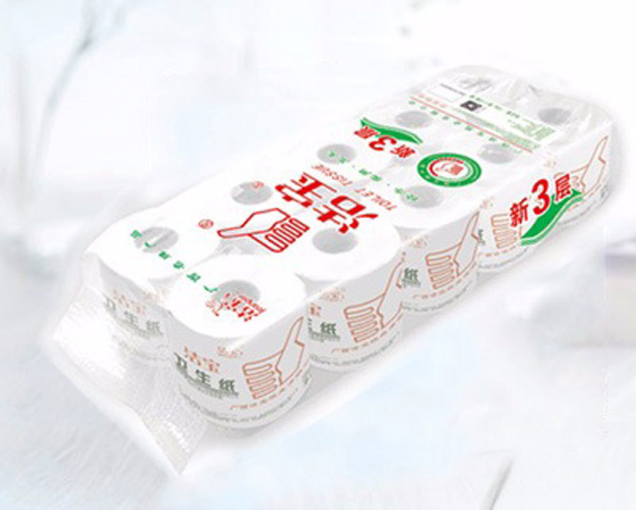 洁宝130克大姆指卷纸