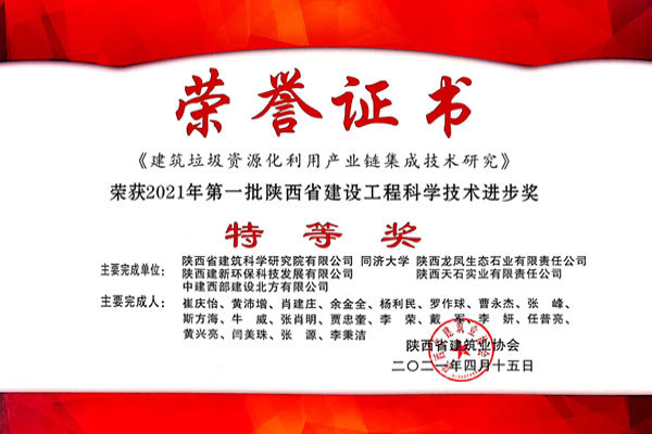 【喜报】888集团电子游戏888ki两项科研成果荣获2021年度陕西省科学技术进步奖