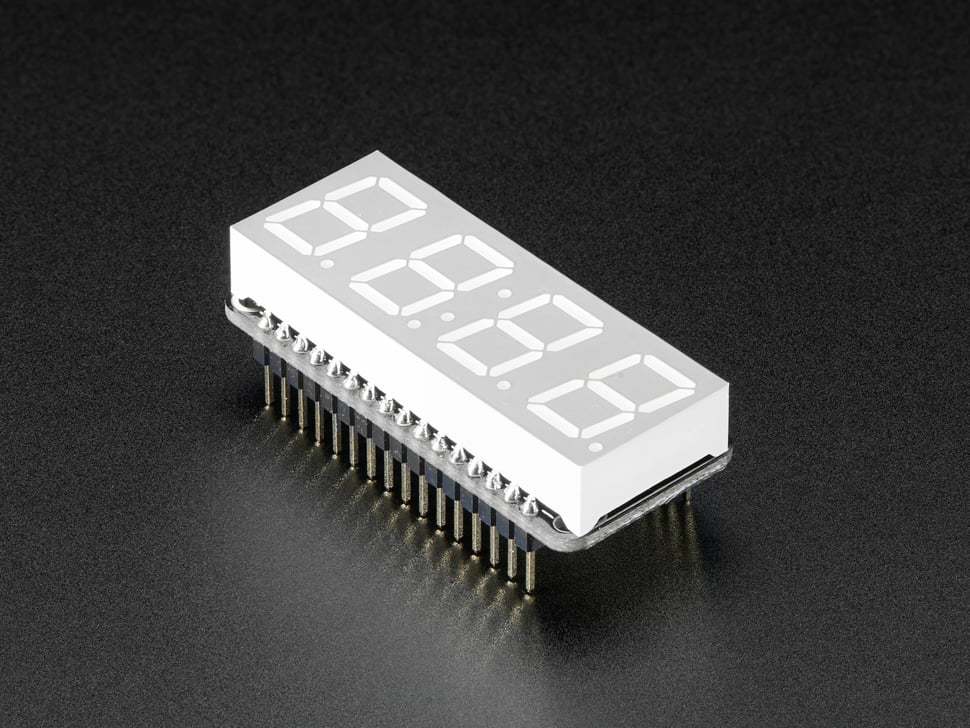 4-Digit 7-Segment FeatherWing Display 2