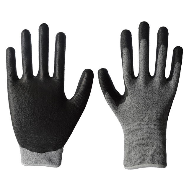 7802-1 PU coated finger gloves