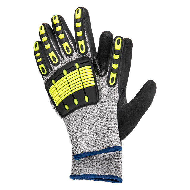 TPR sewn shock-absorbing gloves