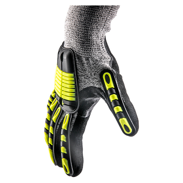 TPR sewn shock-absorbing gloves