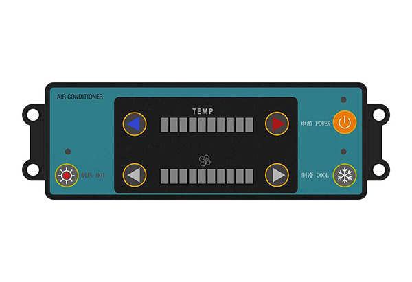 Engineering vehicle air conditioning controller