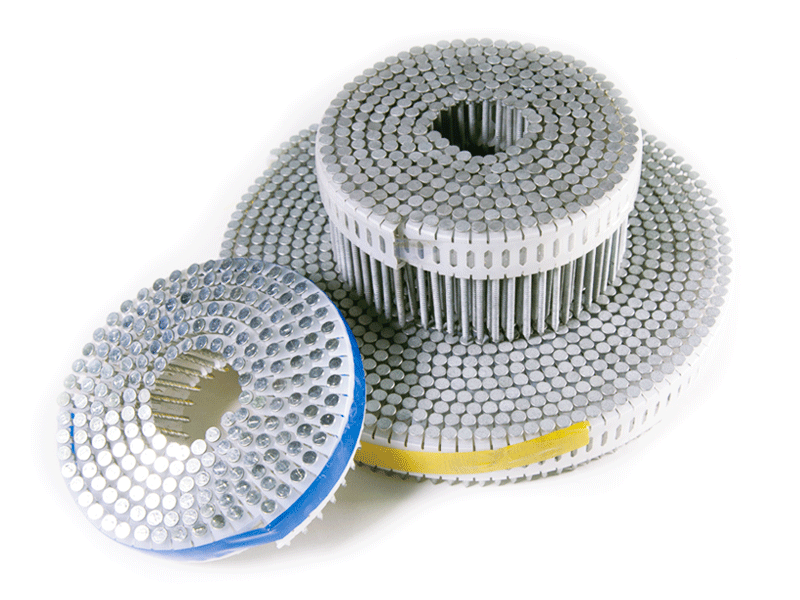 0° or 15° Plastic Coil Nails