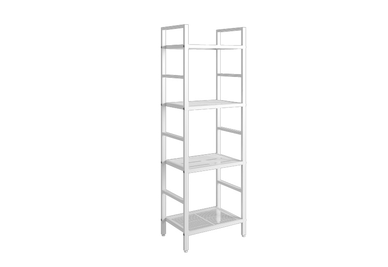 Simple narrow bookshelf