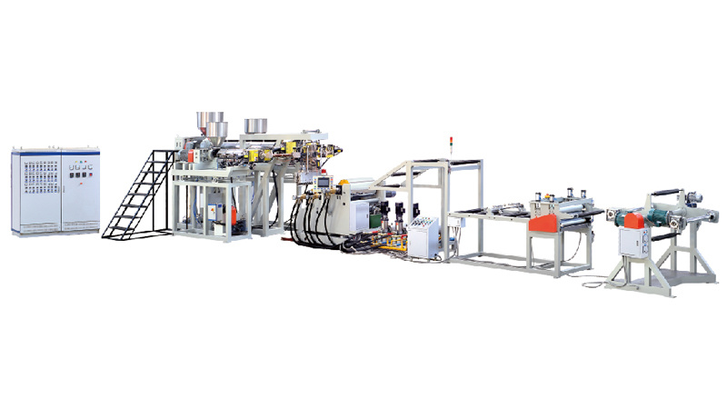 JP-850-105-75-50 Five-Layer Plastic Sheet Co-Extruding Machine