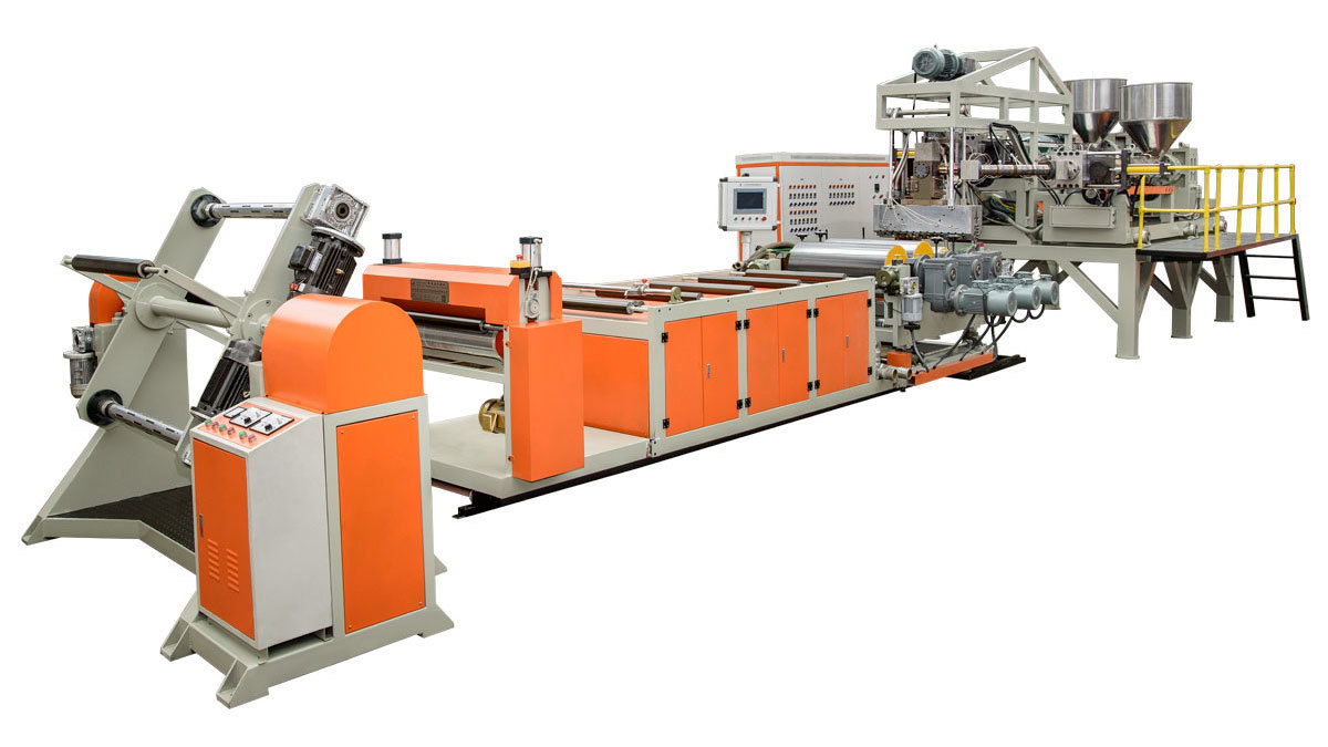 WJP-900-110/75 Double-Layer Plastic Sheet Co-Extruding Machine