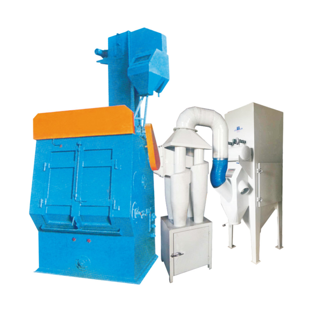 Crawler-type shot blasting machine is specially equipped with high-efficiency and energy-saving dust collector