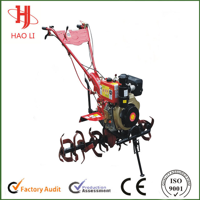 Chinese Factory Directly Supply 178F Diesel Engine motor cultivator machine