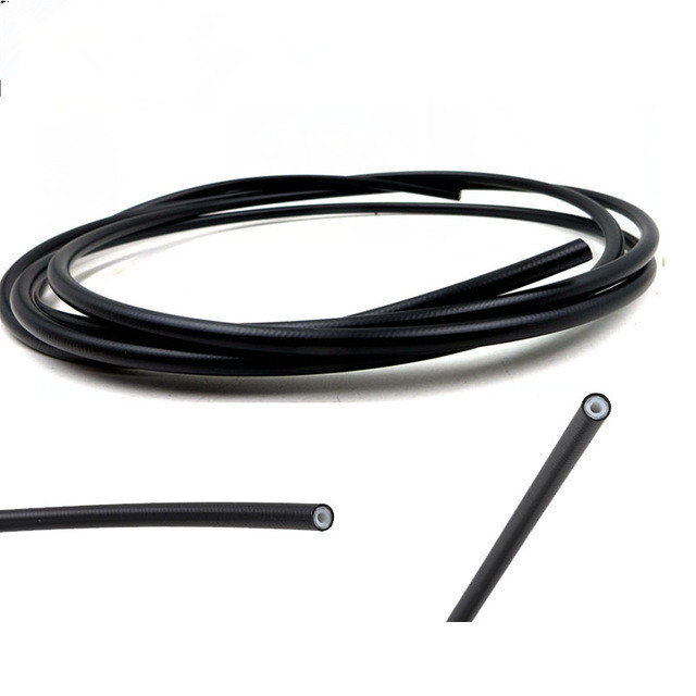 black cover stainless steel braided brake hose line 3.2mm  7.5mm