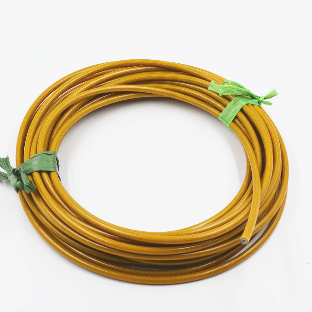 yellow color stainless braided PTFE brake line