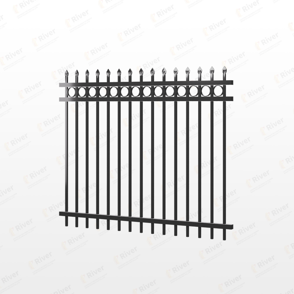 RINGS Ornamental Iron Fence