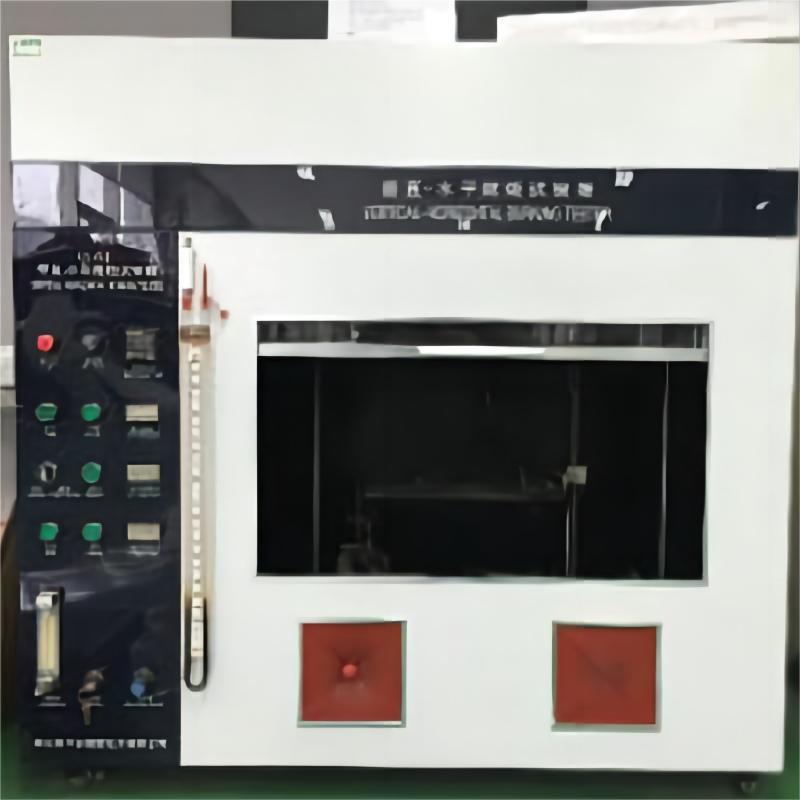 Vertical/horizontal combustion tester