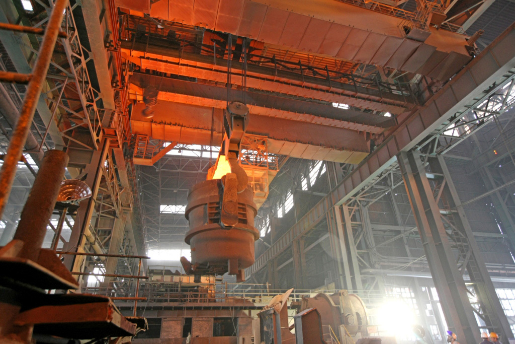 160/40t × 22m four-beam double-trolley casting crane 160/40t × 22m four-beam double-trolley casting crane