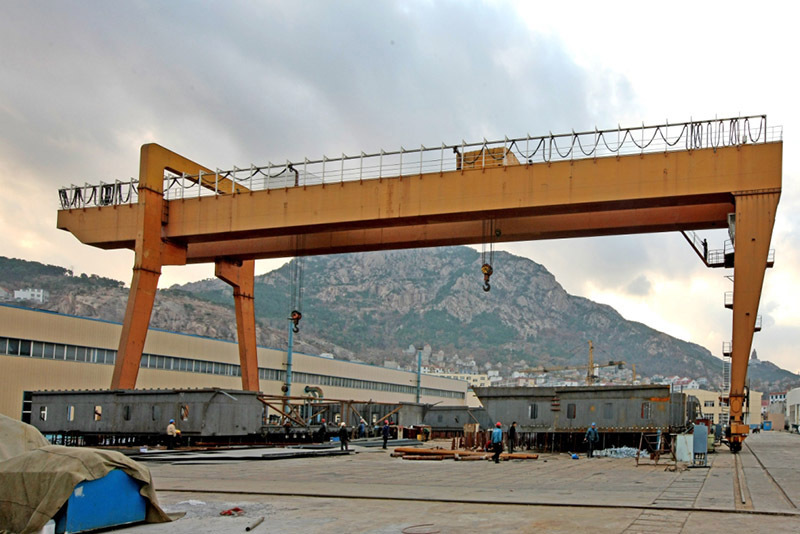 325t + 325t × 55m double-beam gantry crane