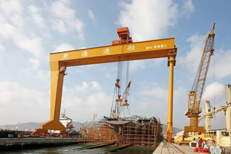 400t×60m×50／5m Shipbuilding Gantry Crane