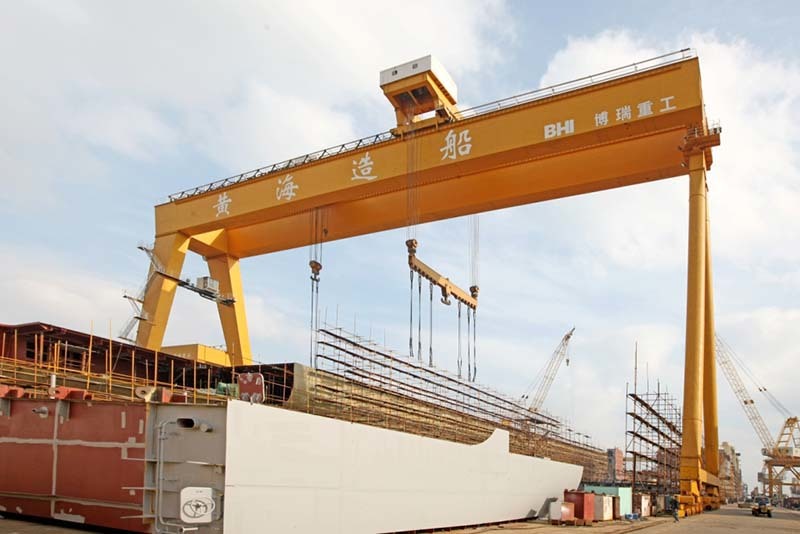 230t×70m×40m Shipbuilding Gantry Crane