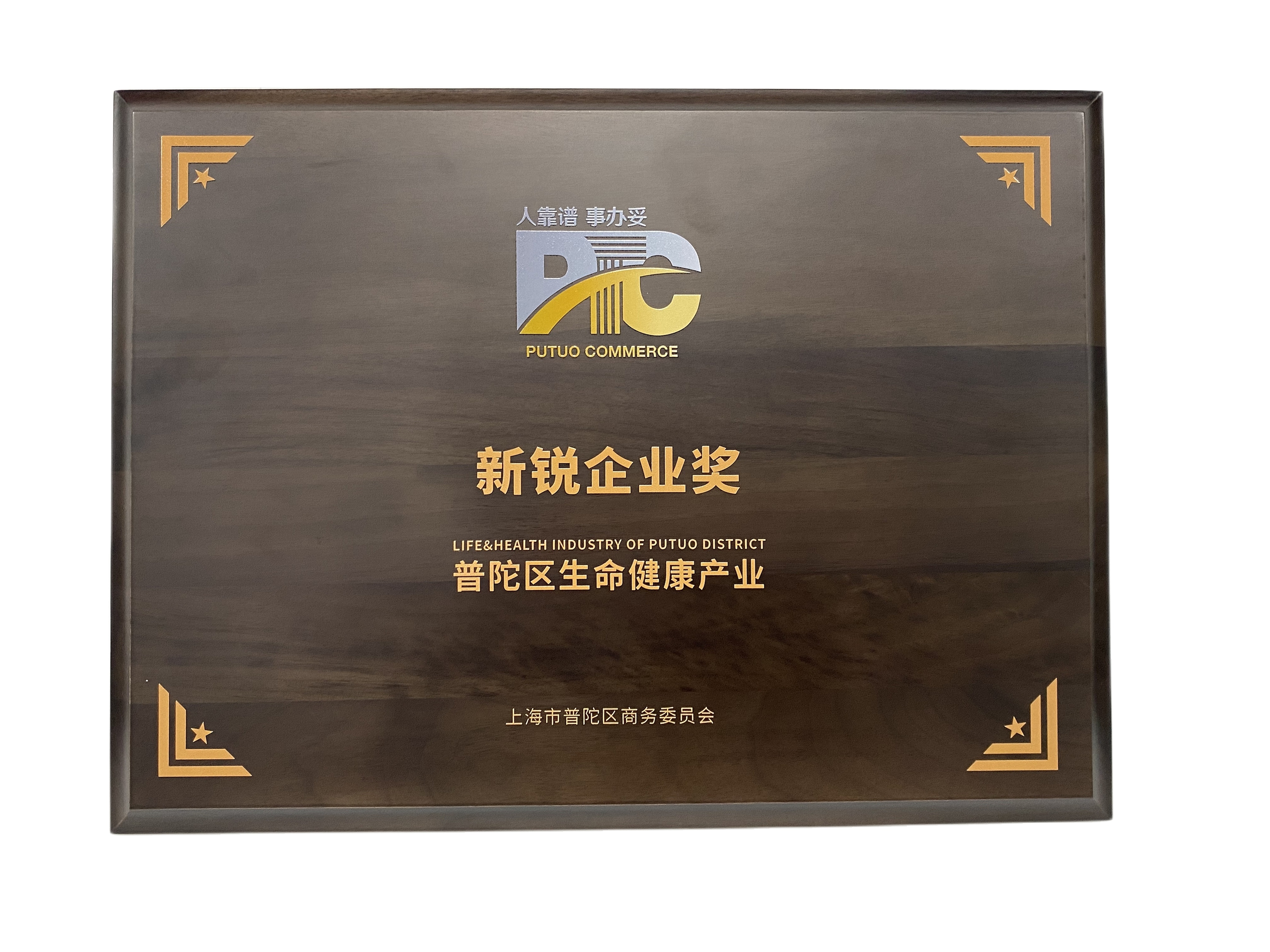 New Enterprise Award - Putuo District Life and Health Industry