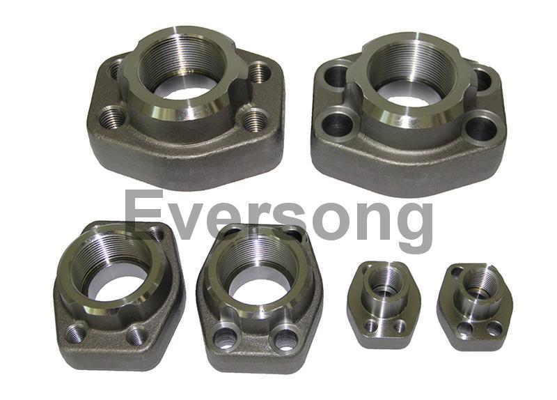 SAE female thread flange with UN/UNF