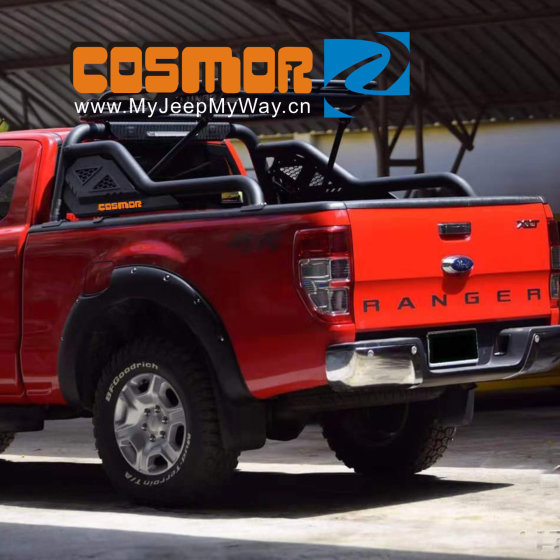 Pickup truck Roll Bar with Roof Box luggage Black sheep