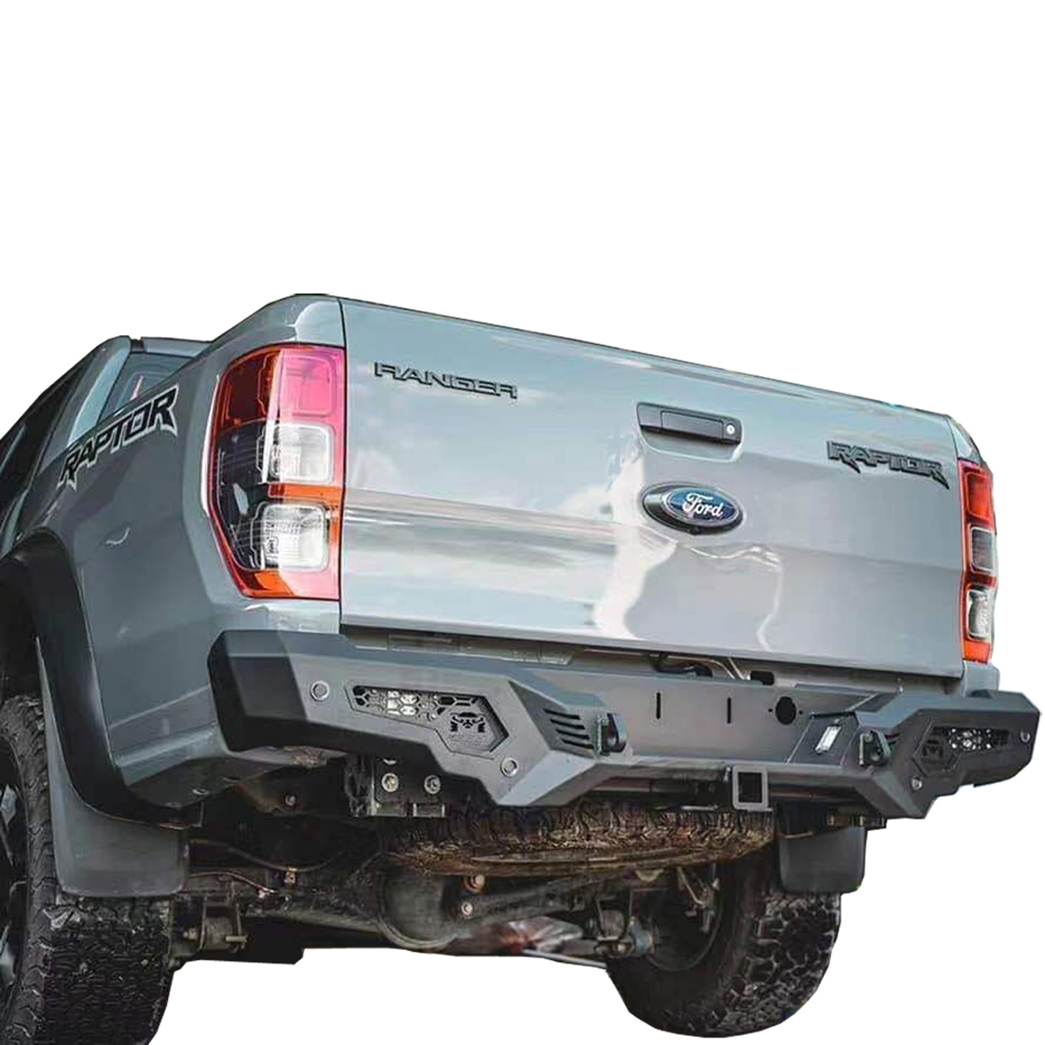 New design Steel Rear Bumper for Ford Ranger,Toyota Hilux2021