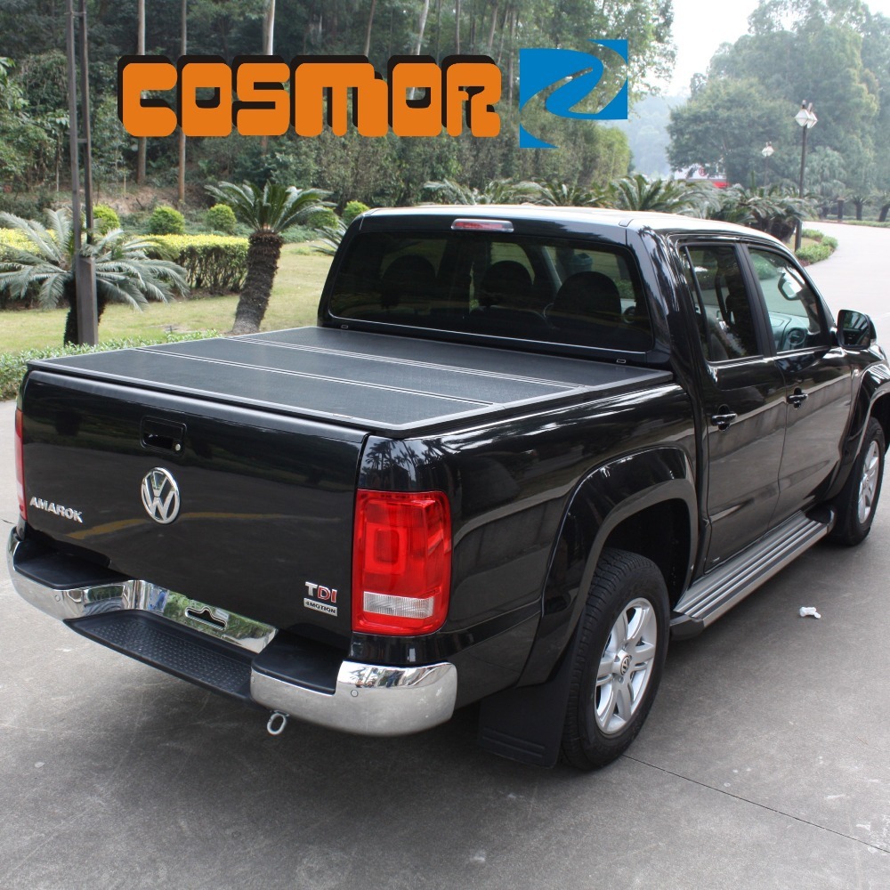 Pick up Volkswagen Amarok Aluminum Hard Tri-Fold Tonneay Cover