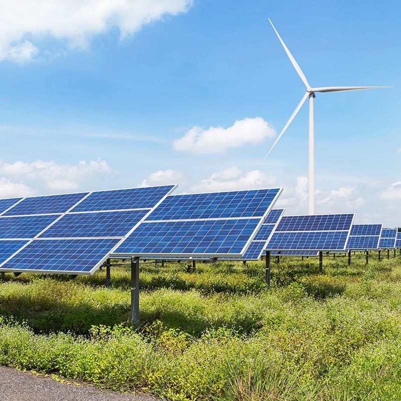 Large surface power plant