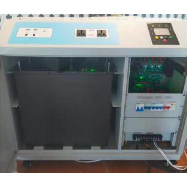 Integrated intelligent micro power station for wind, solar, and energy storage