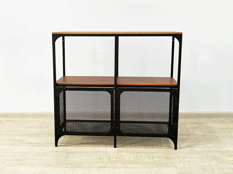 Double cabinet small storage rack