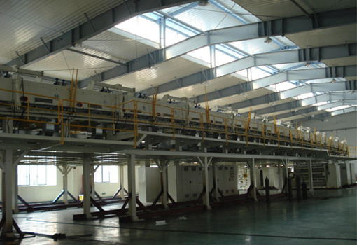 Pressure-sensitive adhesive coating production line installation project