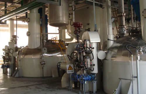 Complete equipment for polyester resin for powder coating