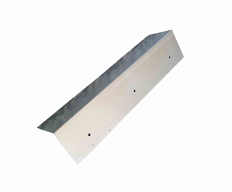 Galvanized iron at bottom